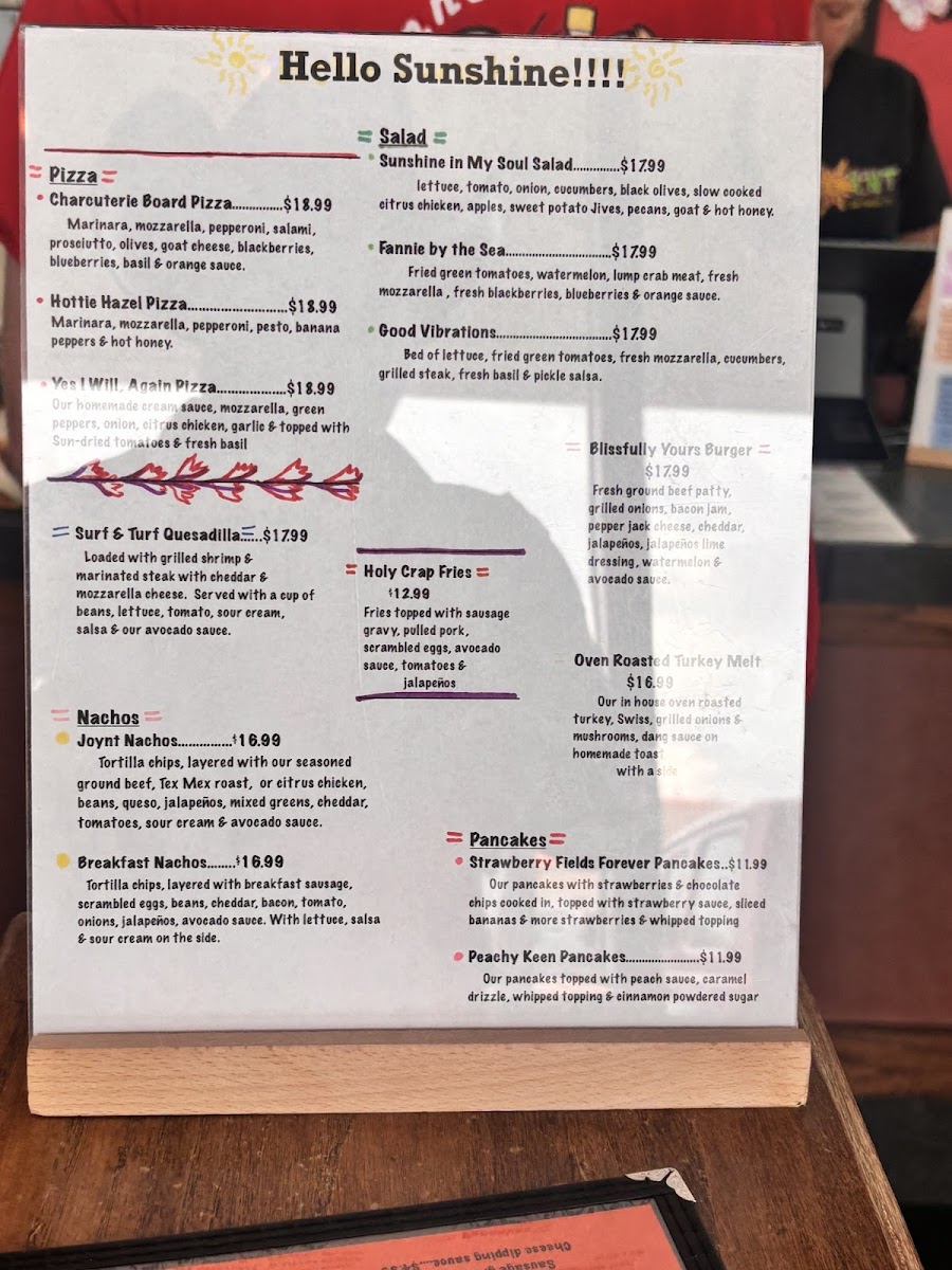 Gypsy Joynt Menu - Image 3